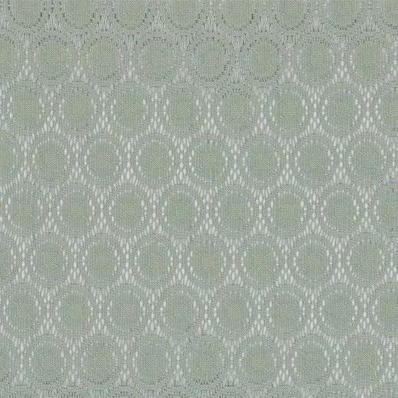 Eclipse Nora Crochet Blackout Window Curtain- Sage - Picture 4 of 6